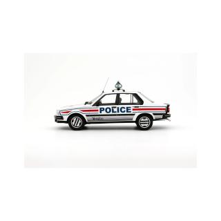 RENAULT 18 TURBO POLICE NATIONALE 1982 OttO mobile 1:18 Resinemodell (Türen, Motorhaube... nicht zu öffnen!)